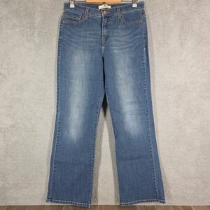 Levis 512 Perfectly Slimming Bootcut Jeans Womens Blue Denim Size 12 M‎